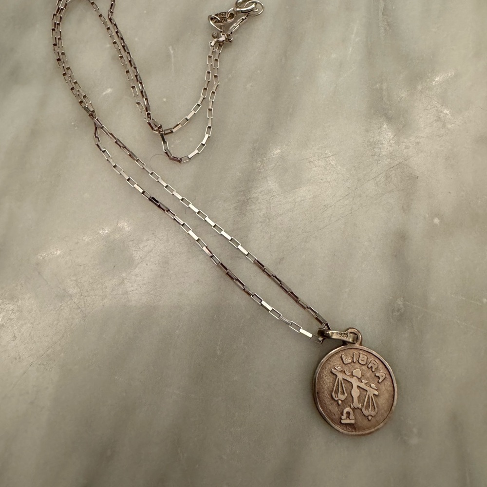 Suetables Vanessa Silver Zodiac necklace ASO Meghan Markle